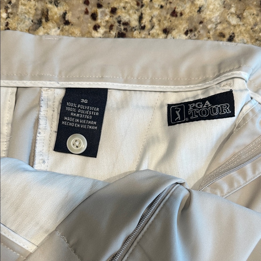 PGA Tour Light Tan Golf Shorts